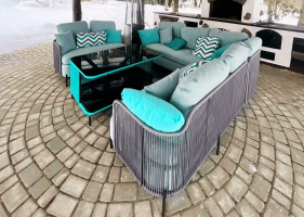 Комплект плетеной мебели ROFF Lounge